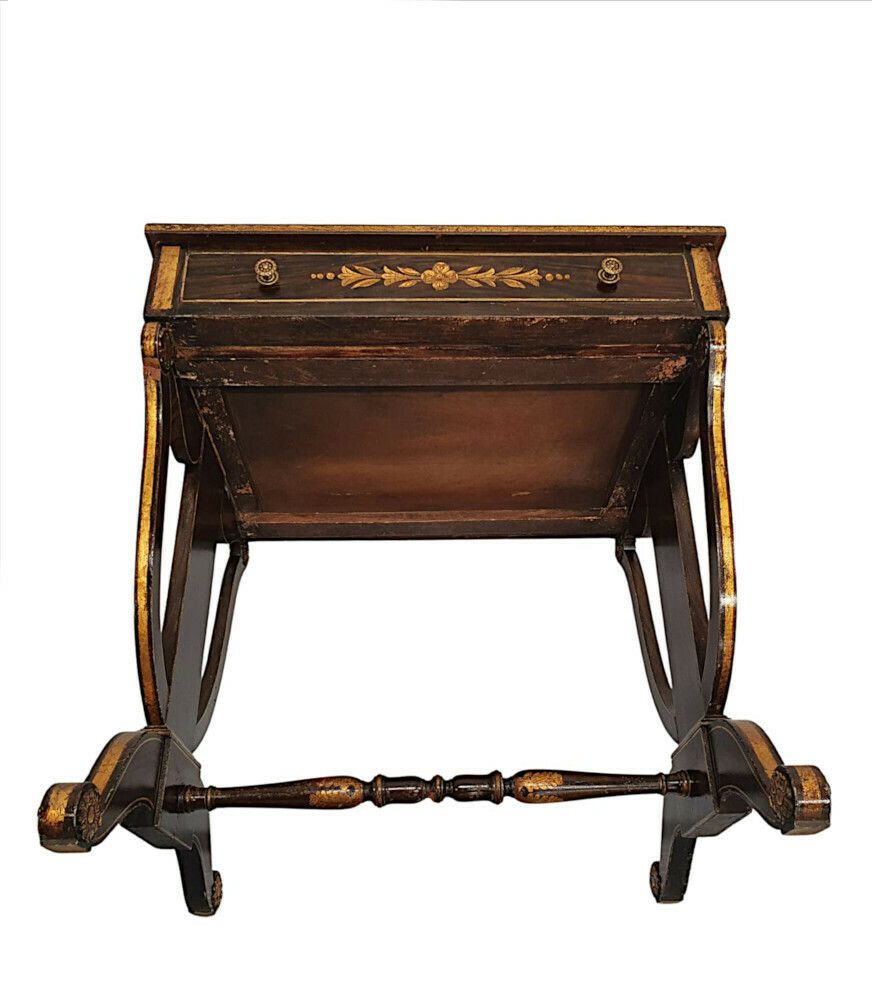 photo for sale A Very Fine And Rare Early 19th Century American Baltimore Federal Parcel Gilt Writing Desk