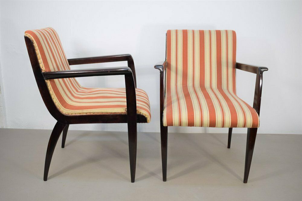 Dining Chairs Attributed To Guglielmo Ulrich, Italy, 1950s, Set Of 2