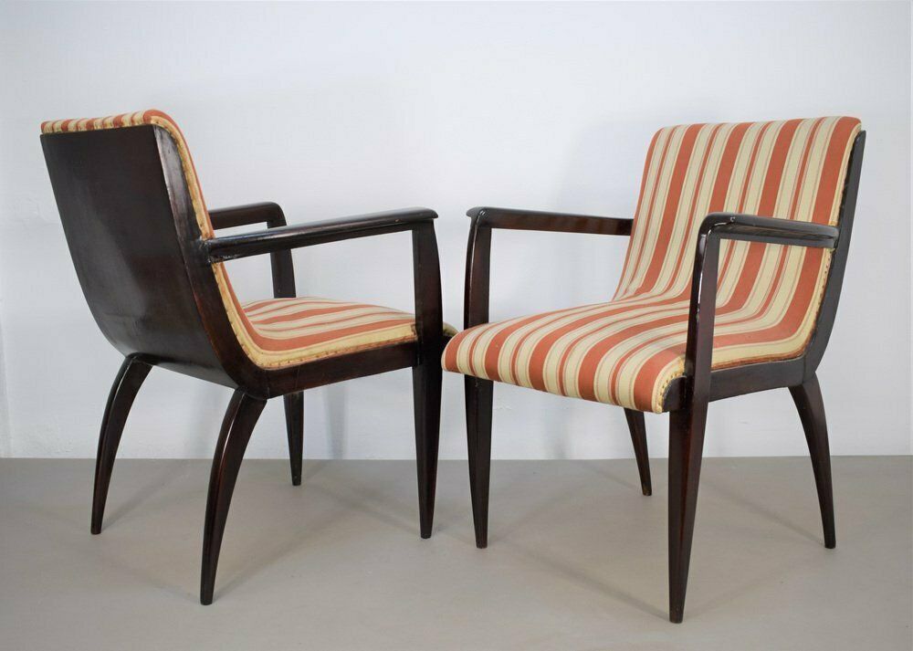 Dining Chairs Attributed To Guglielmo Ulrich, Italy, 1950s, Set Of 2 photo furniture
