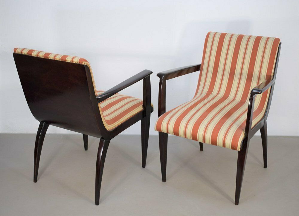Dining Chairs Attributed To Guglielmo Ulrich, Italy, 1950s, Set Of 2 photo 1269.0