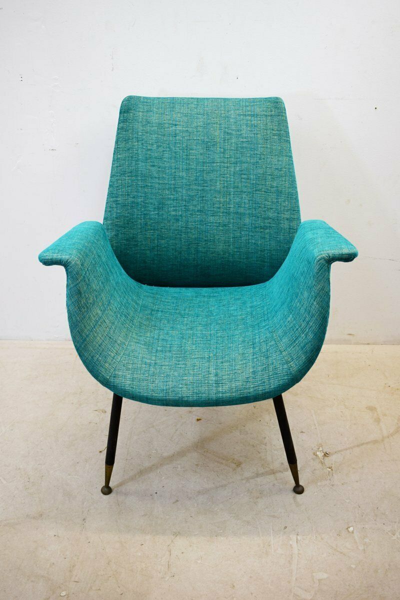 Italian Lounge Chair By Gastone Rinaldi, 1950s photo vintage