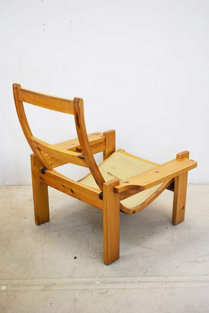 478.0 Italian Wooden Lounge Chairs 1970s Set Of 2 photo
