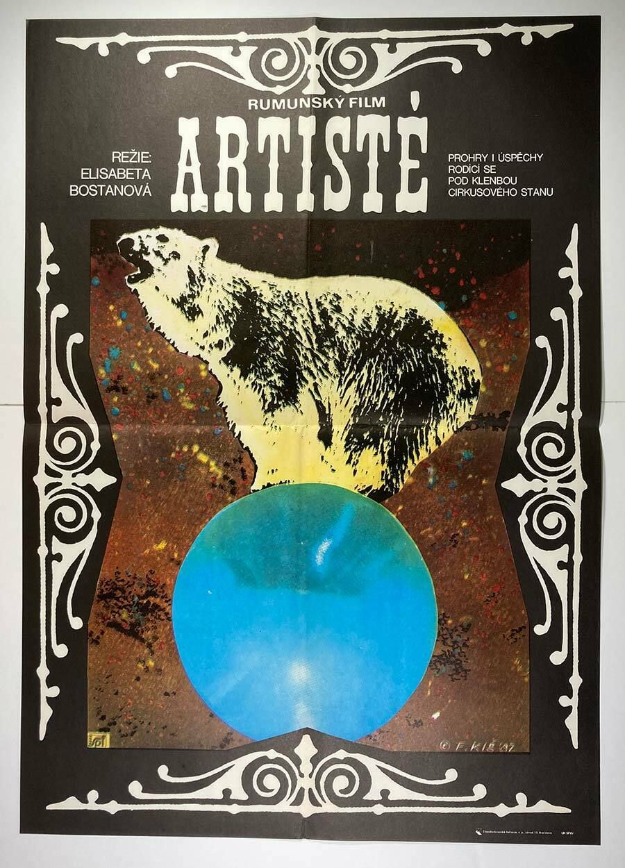 Movie Poster, Circus Performers, Fedor Kiš, 1982 photo buy