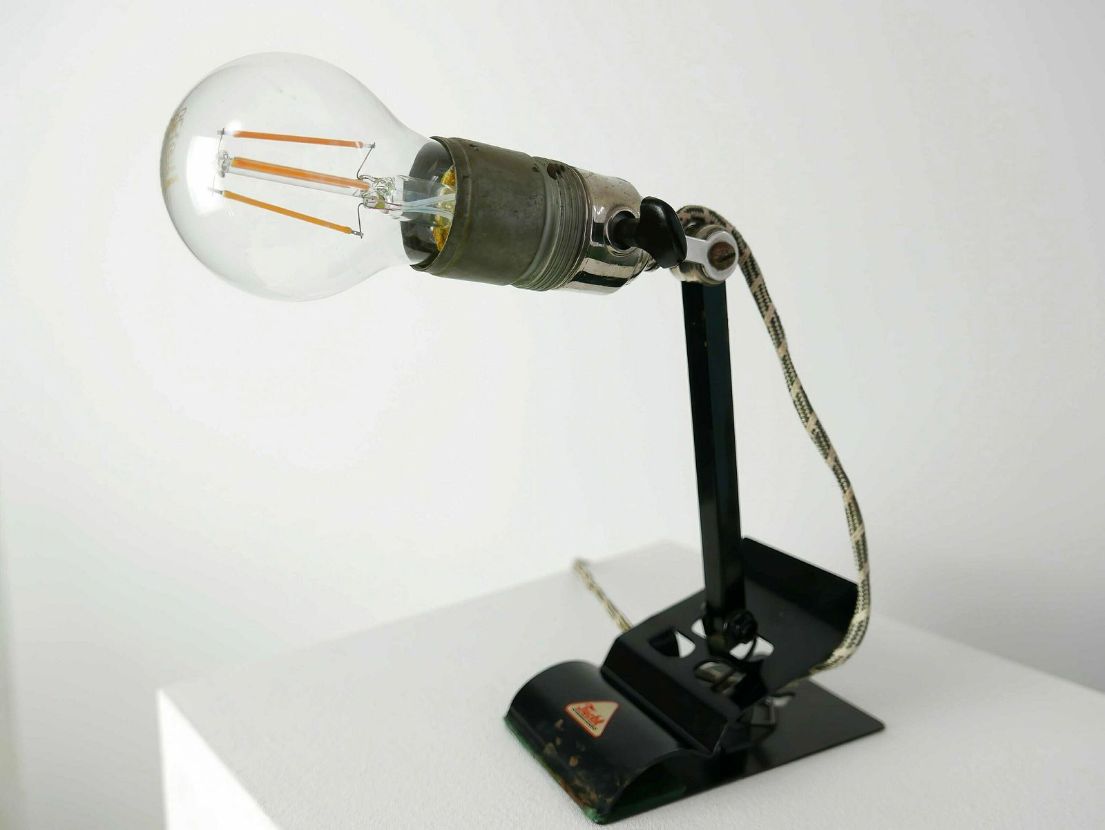 Vintage Industrial Work Lamp Desk Lamp, Desk Clamp Or Free Standing, Germany, 1960's photo furniture