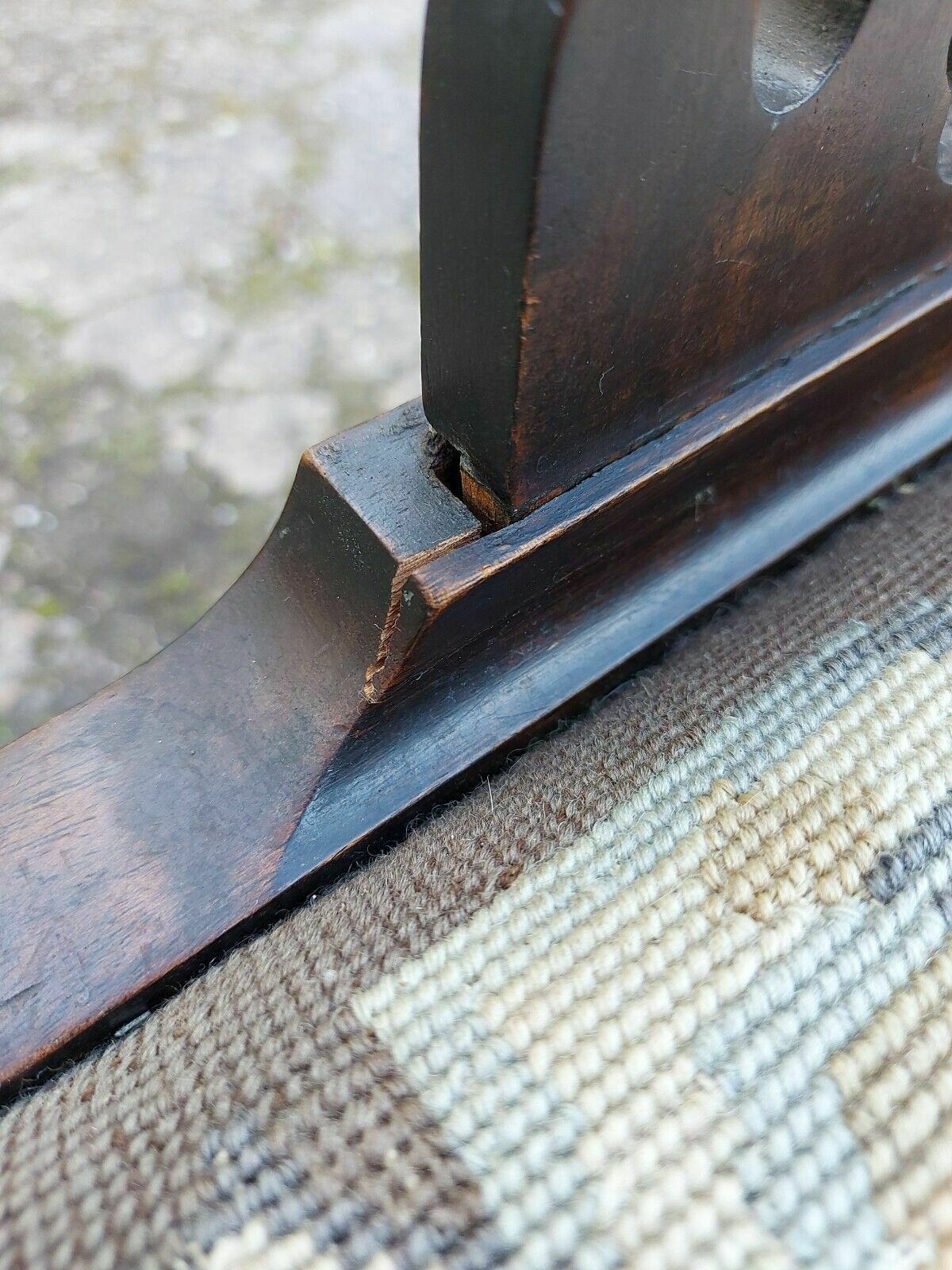 photo vintage Pair Of Antique His & Hers Chairs, One Being A Carver