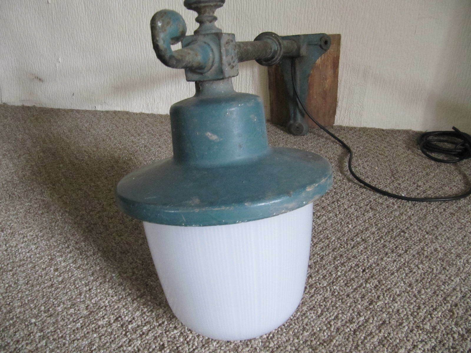 Outside Light Rare Reclaimed Large Street Lamp On Arm Industrial photo furniture