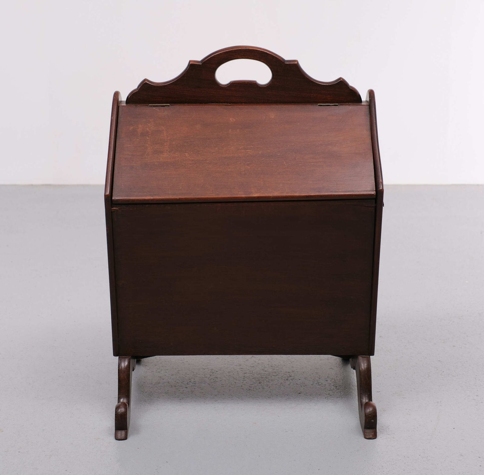 Mahogany Magazine Holder 1870s Holland photo for sale