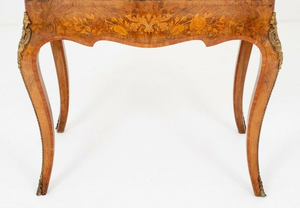 Antique French Desk   Walnut Bonheur De Jour 1860 photo furniture