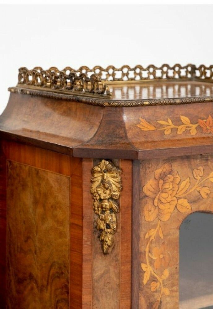 Antique French Desk   Walnut Bonheur De Jour 1860 photo for sale