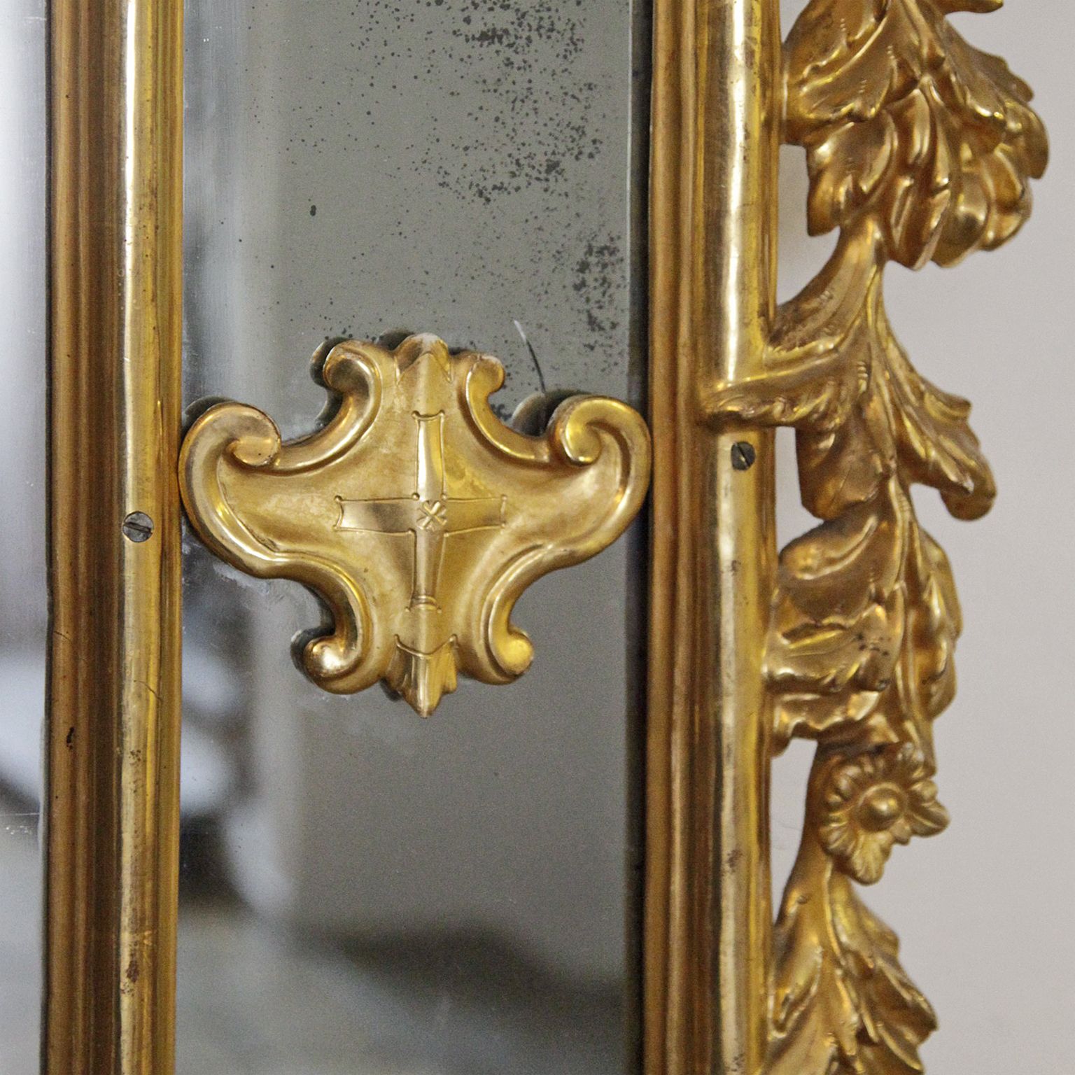 Palace Mirror, Giltwood, Italy 1750/1770 photo vinterior
