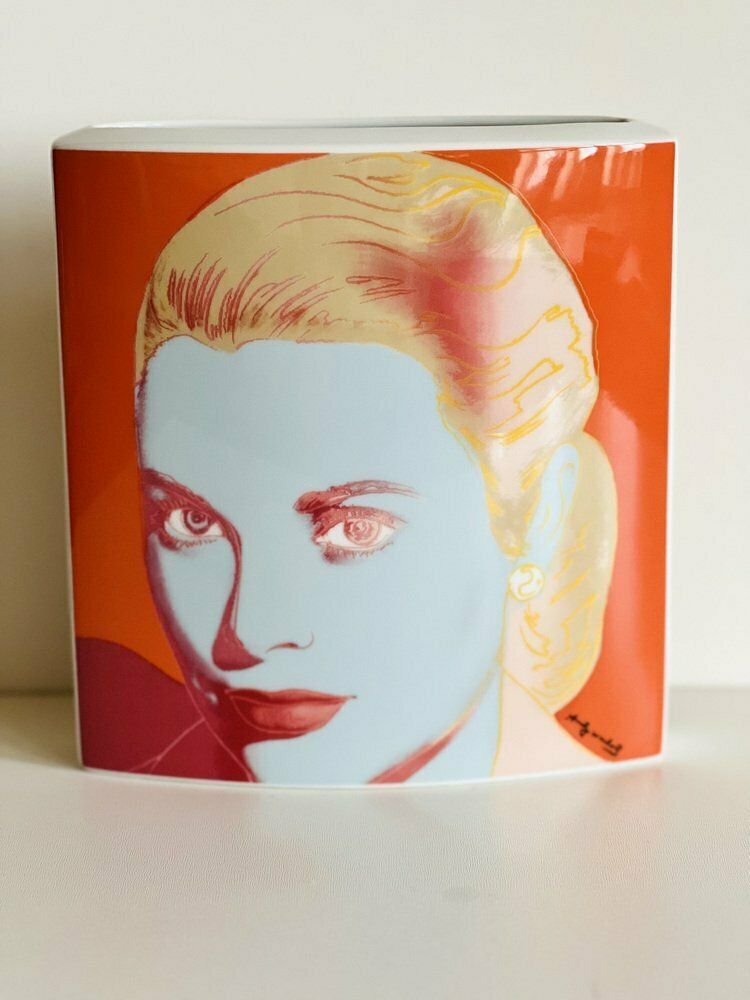 Vase Grace Kelly By Andy Warhol For Rosenthal, 1990s photo Home Decor