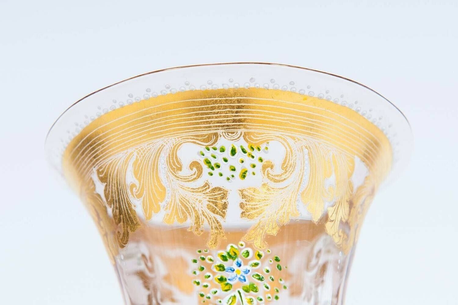 Italian Handblown Goblet In Murano Glass, Circa 1970 photo buy