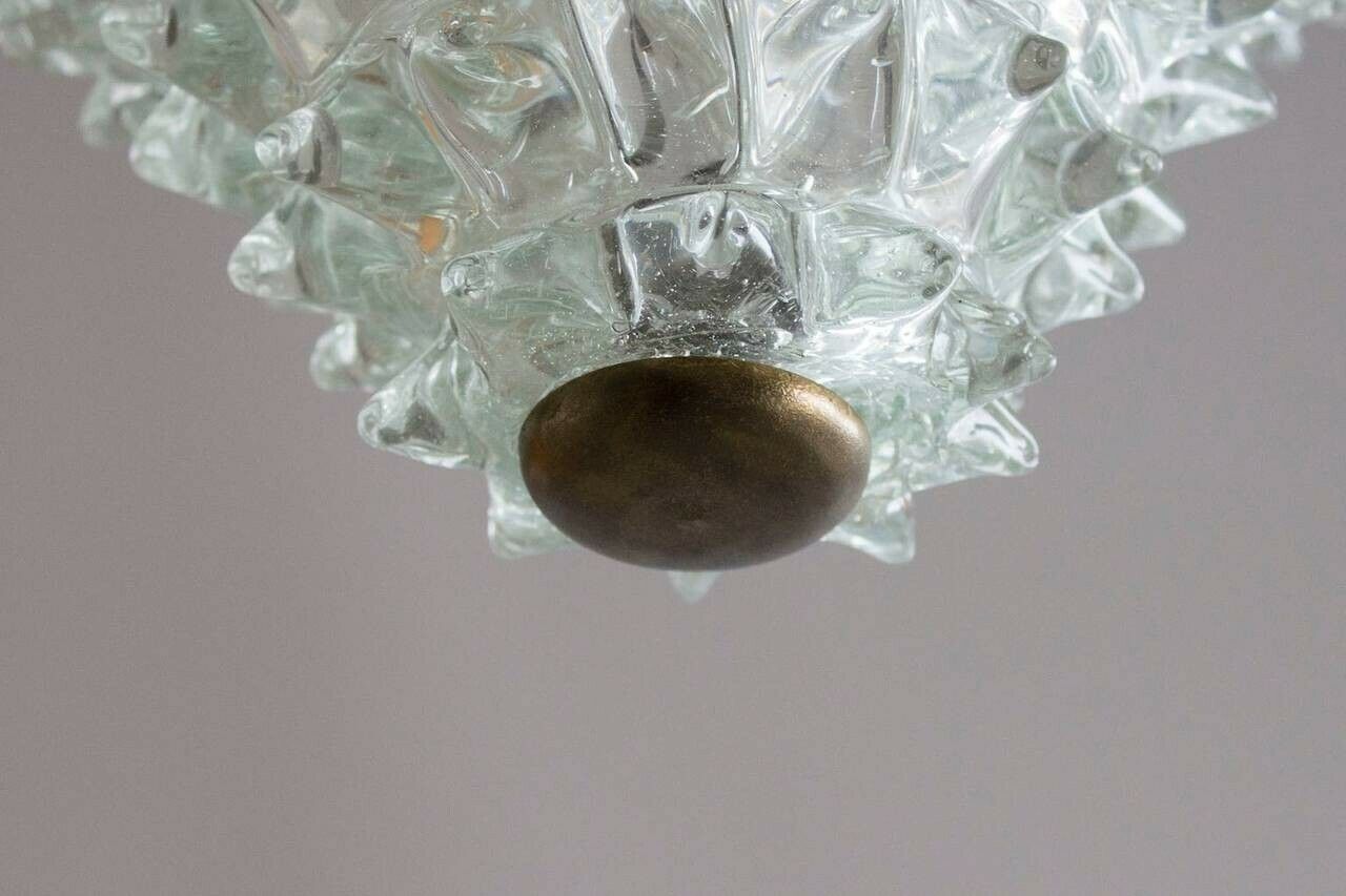 Italian Flush Mount In Blown Murano Glass 1940s Italy photo 4953.0