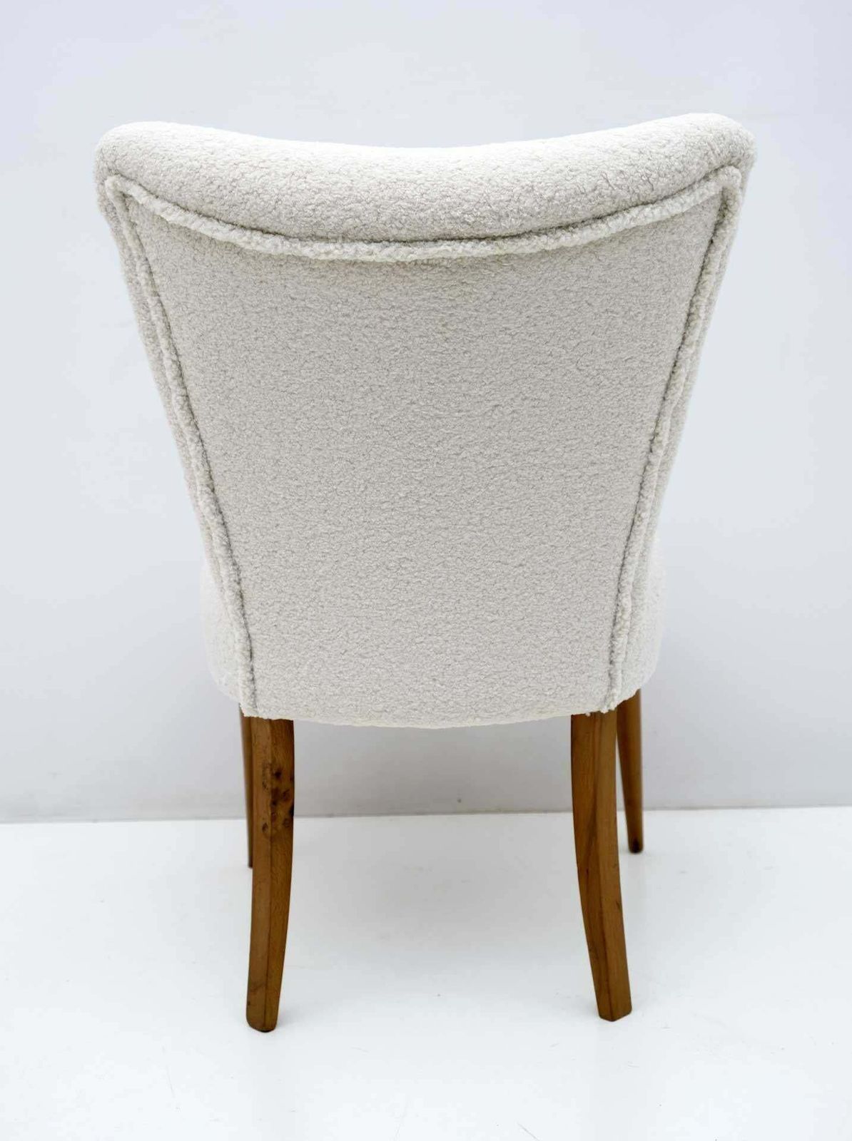 Mid Century Modern Italian Boucle Small Armchair, 1950s photo buy