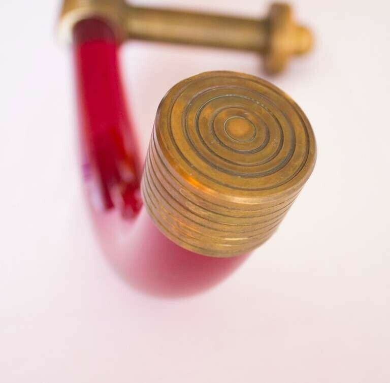 Door Handle In Blown Murano Glass Red Color 1950s Italy photo buy