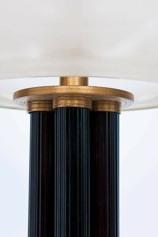 Italian Venetian Table Lamp In Blown Murano Glass White & Gold Contemporary photo 4157.0
