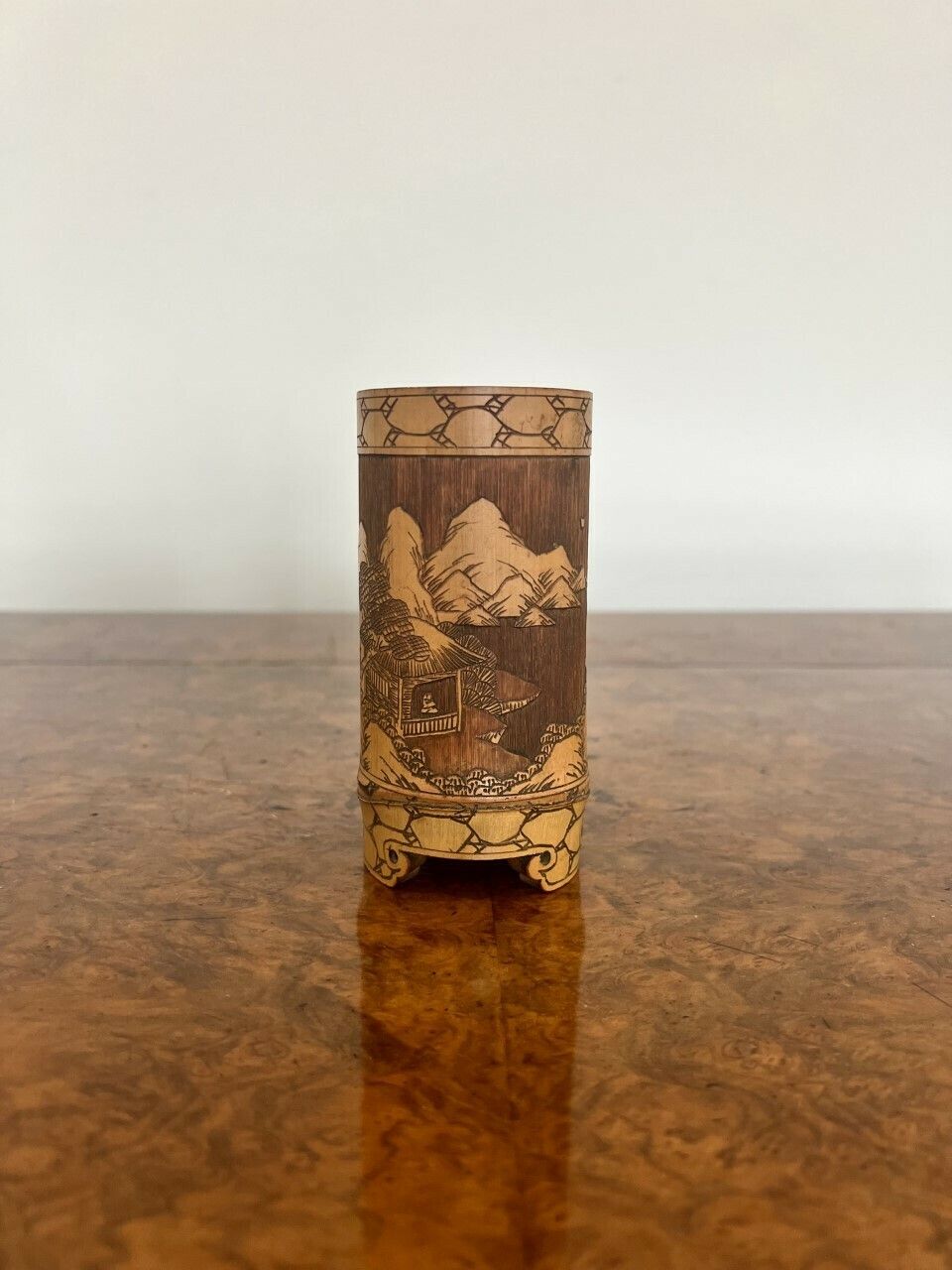 Outstanding Quality Antique Chinese Brush Pot photo for sale