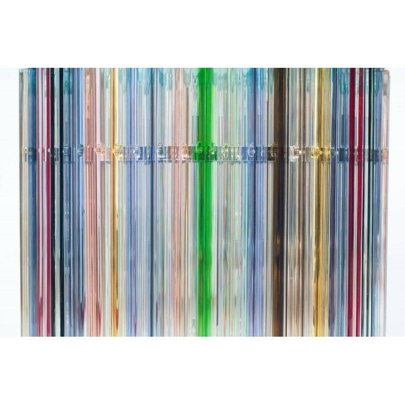 Dining Table In Blown Murano Glass Lights In The Stem, Vintage Murano Gallery * photo buy