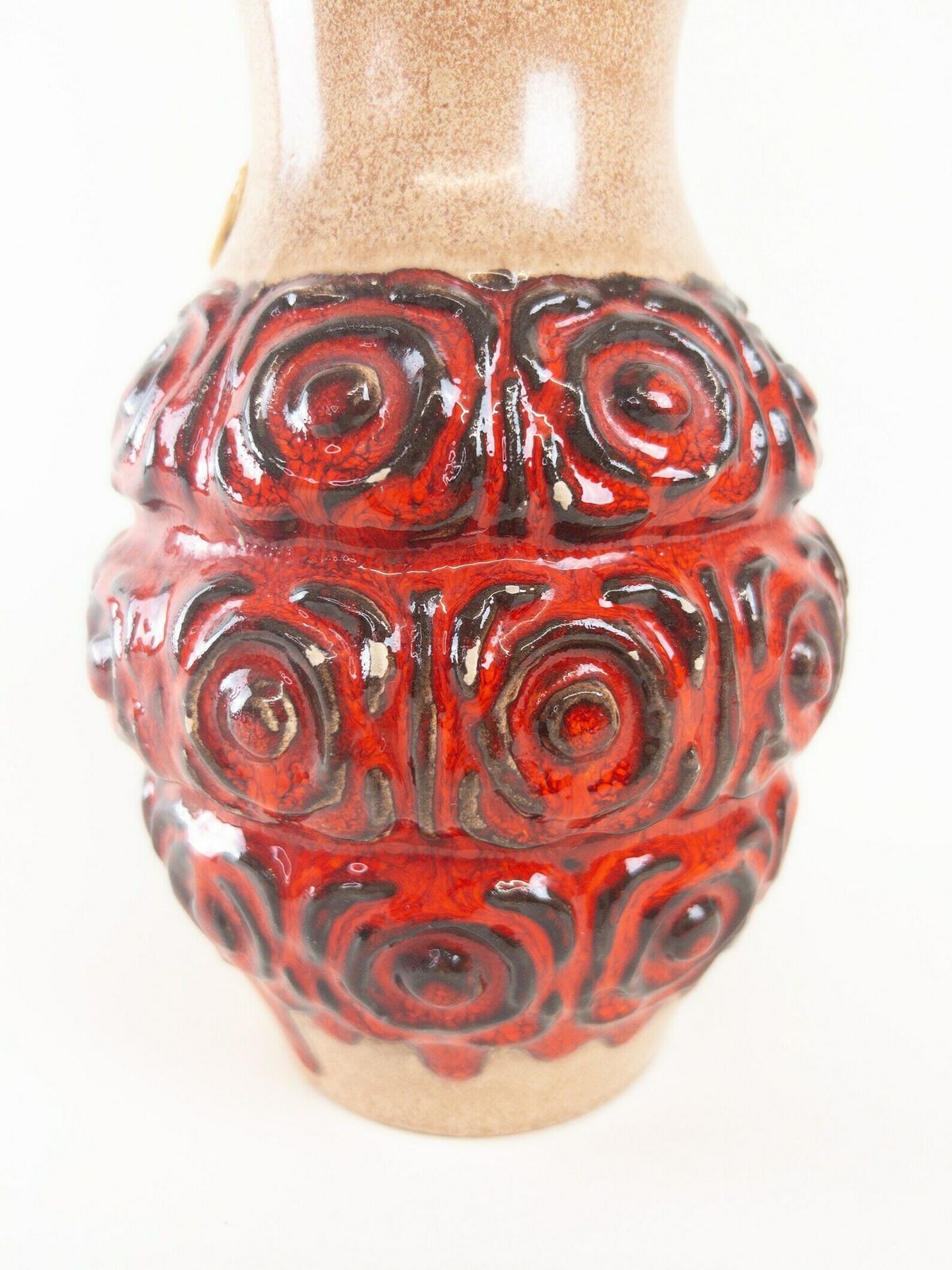 West German Pottery  ü Keramik Uebelacker Ceramic Vase Form 1475/21 Made In Germany photo buy