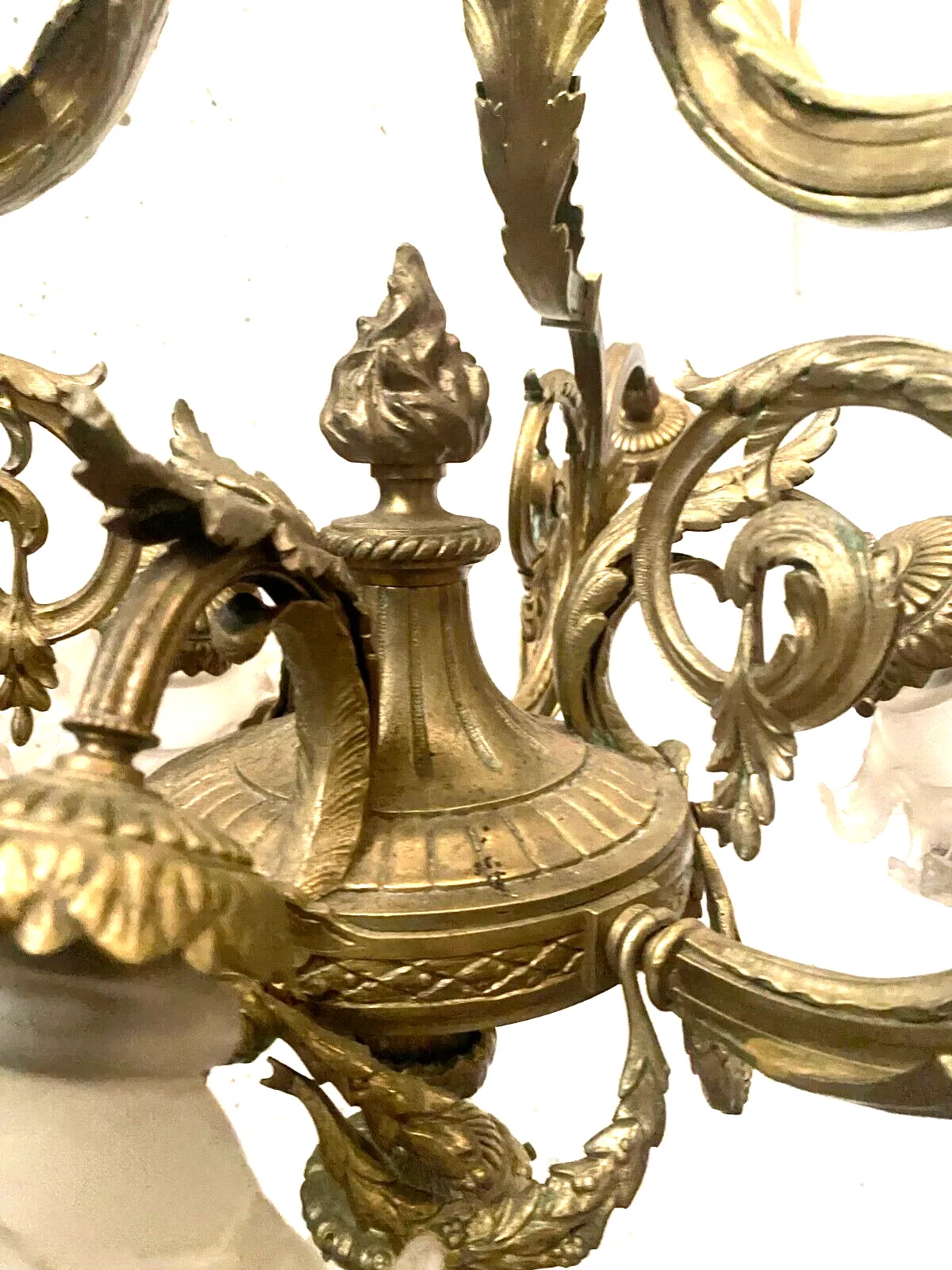 Napoleon III Style Chandelier In Gilded Bronze XX Century photo furniture