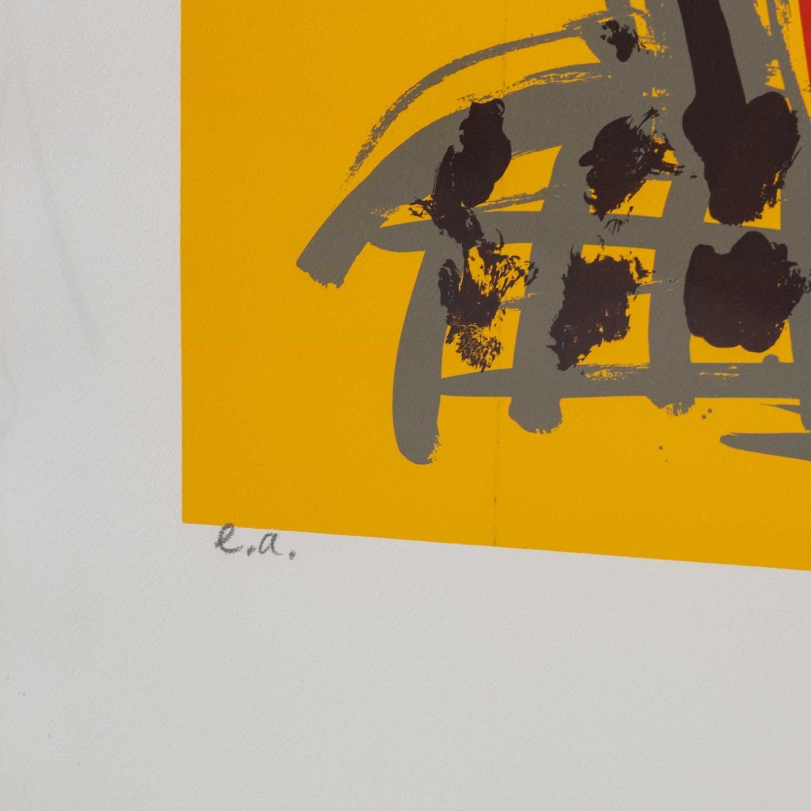 Markus Lüpertz (*1941) Portretkop, Druk Op Papier, Ed. Epreuve D'artiste photo vinterior