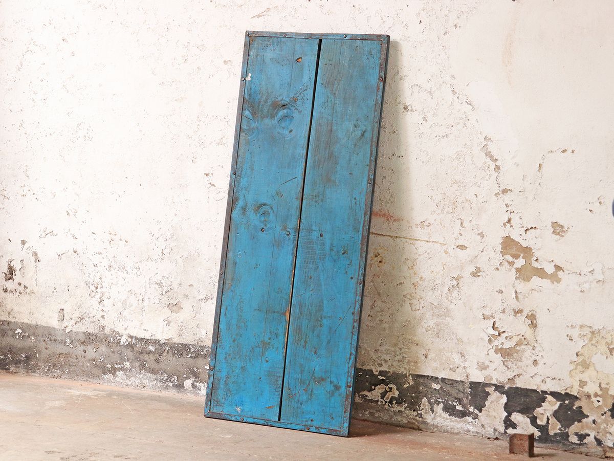 Vintage Folding Table  Blue, Late 20th Century photo for sale