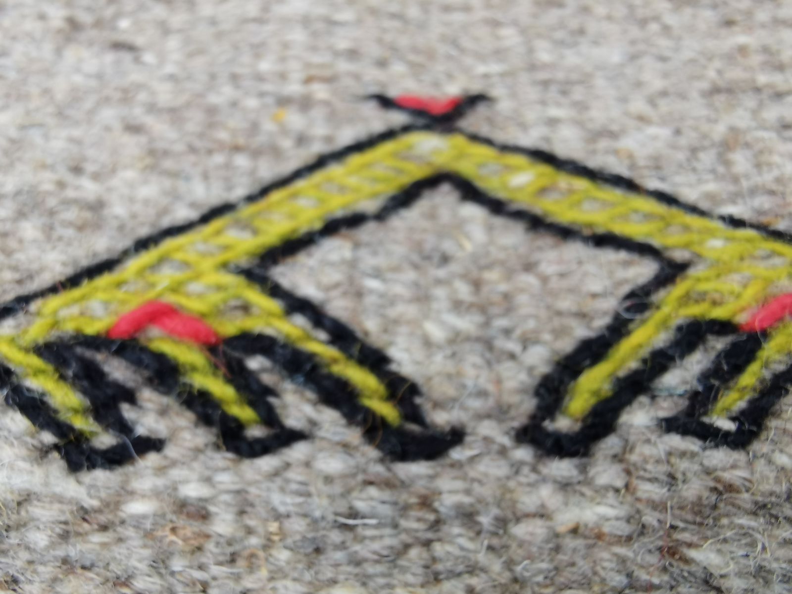 Textiles Handmade Grey Moroccan Berber Rug. Camel Wool Carpet photo