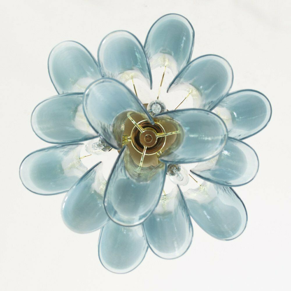 Italian Murano Glass Petal Chandelier, 1990s photo 1290.0