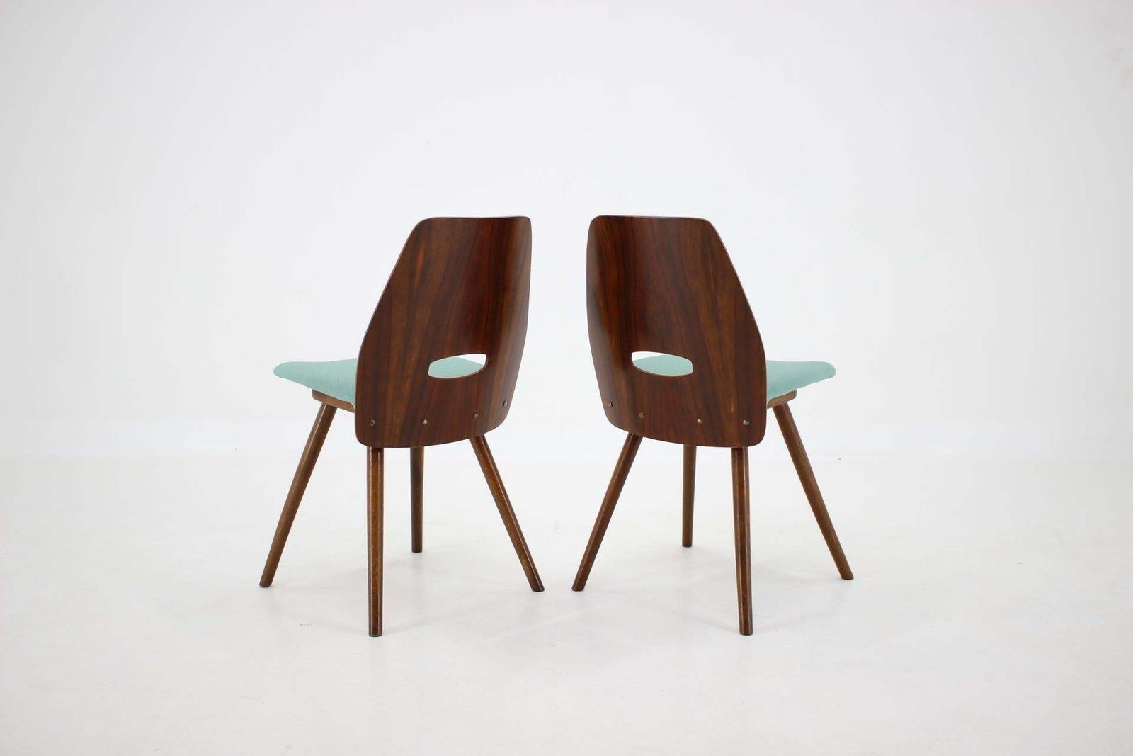 1244.0 1960s Set Of Four Frantisek Jirak Dining Chairs , Czechoslovakia photo
