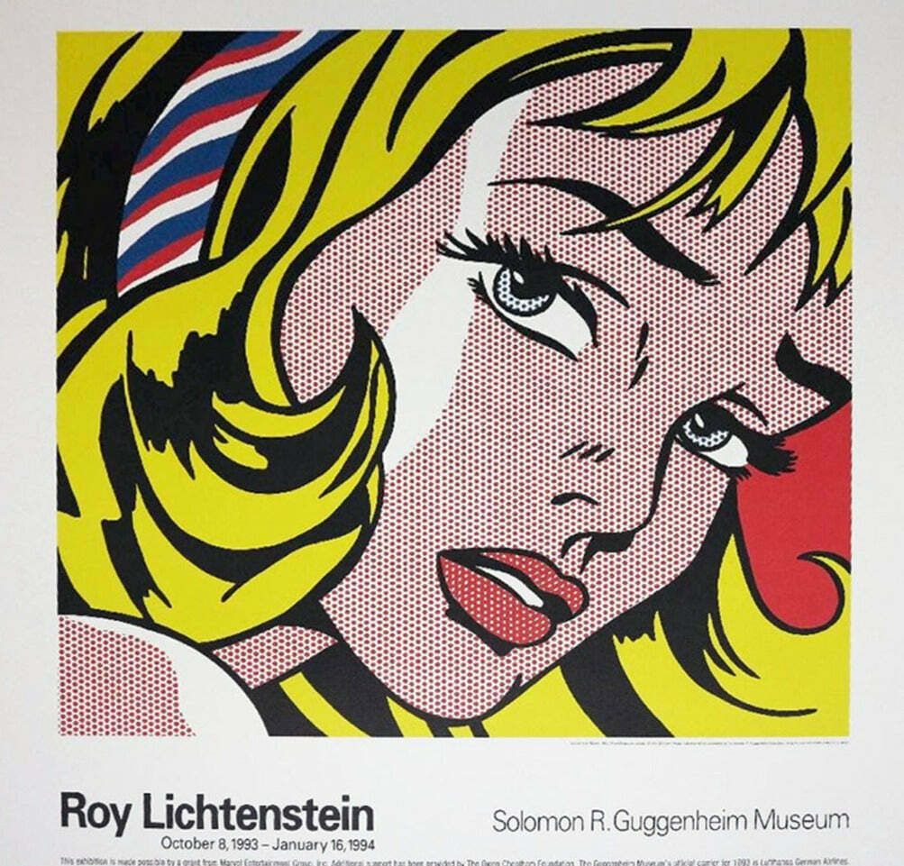 Roy Lichtenstein   Girl With Hair Ribbon   Guggenheim Museum
