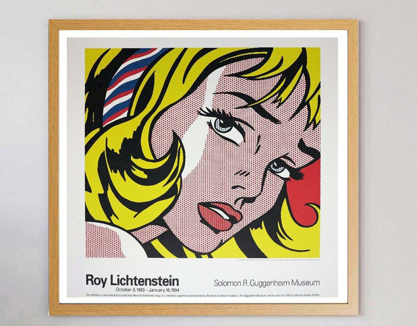 Roy Lichtenstein   Girl With Hair Ribbon   Guggenheim Museum photo Art