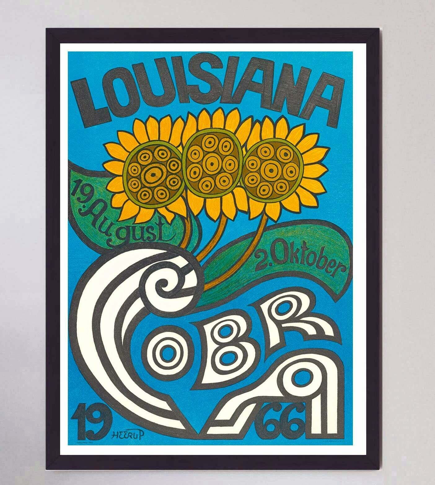 Henry Heerup  Cobra   Louisiana  Original Vintage Poster photo furniture
