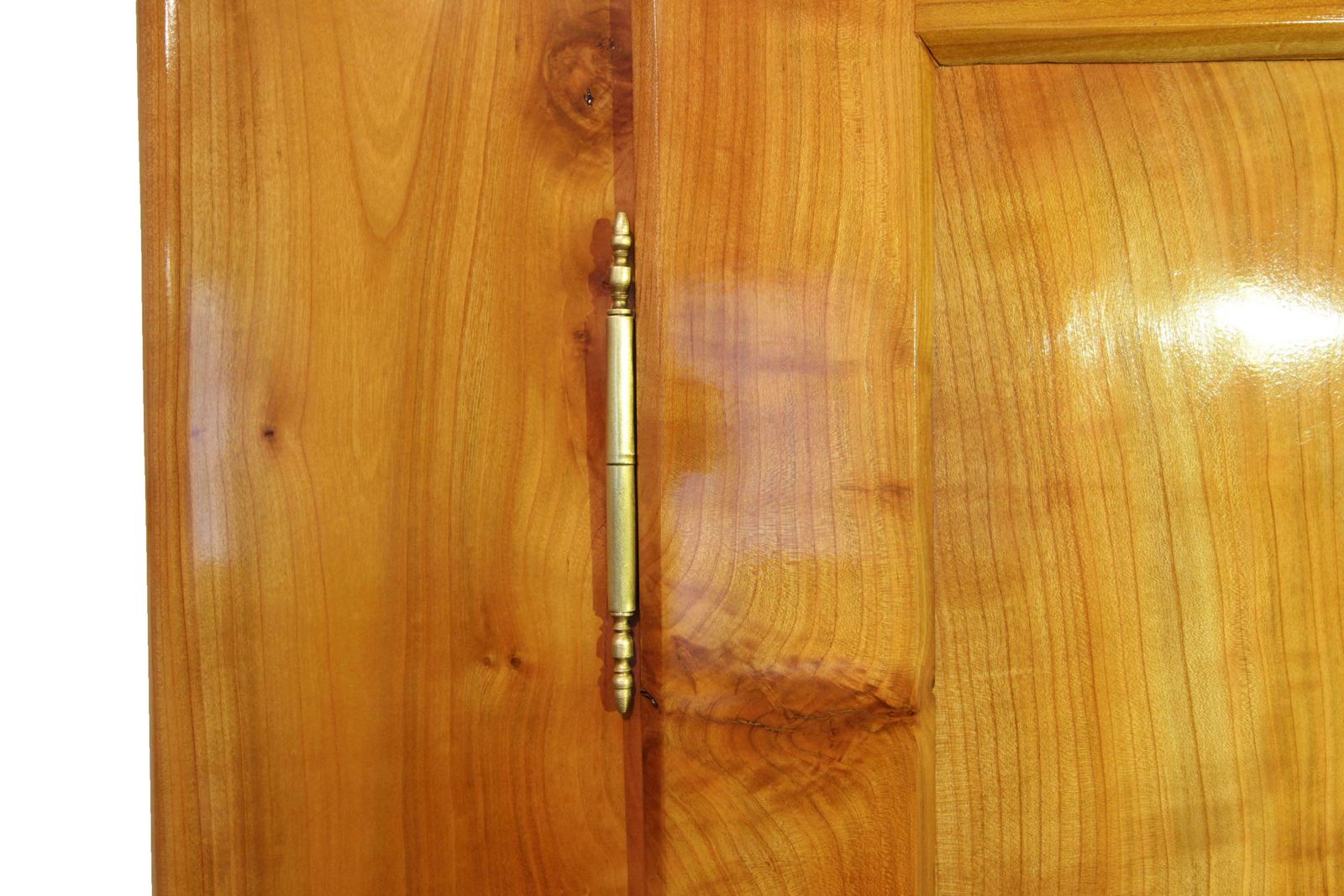 19th Century Biedermeier Cherrywood Wardrobe From Germany photo vinterior