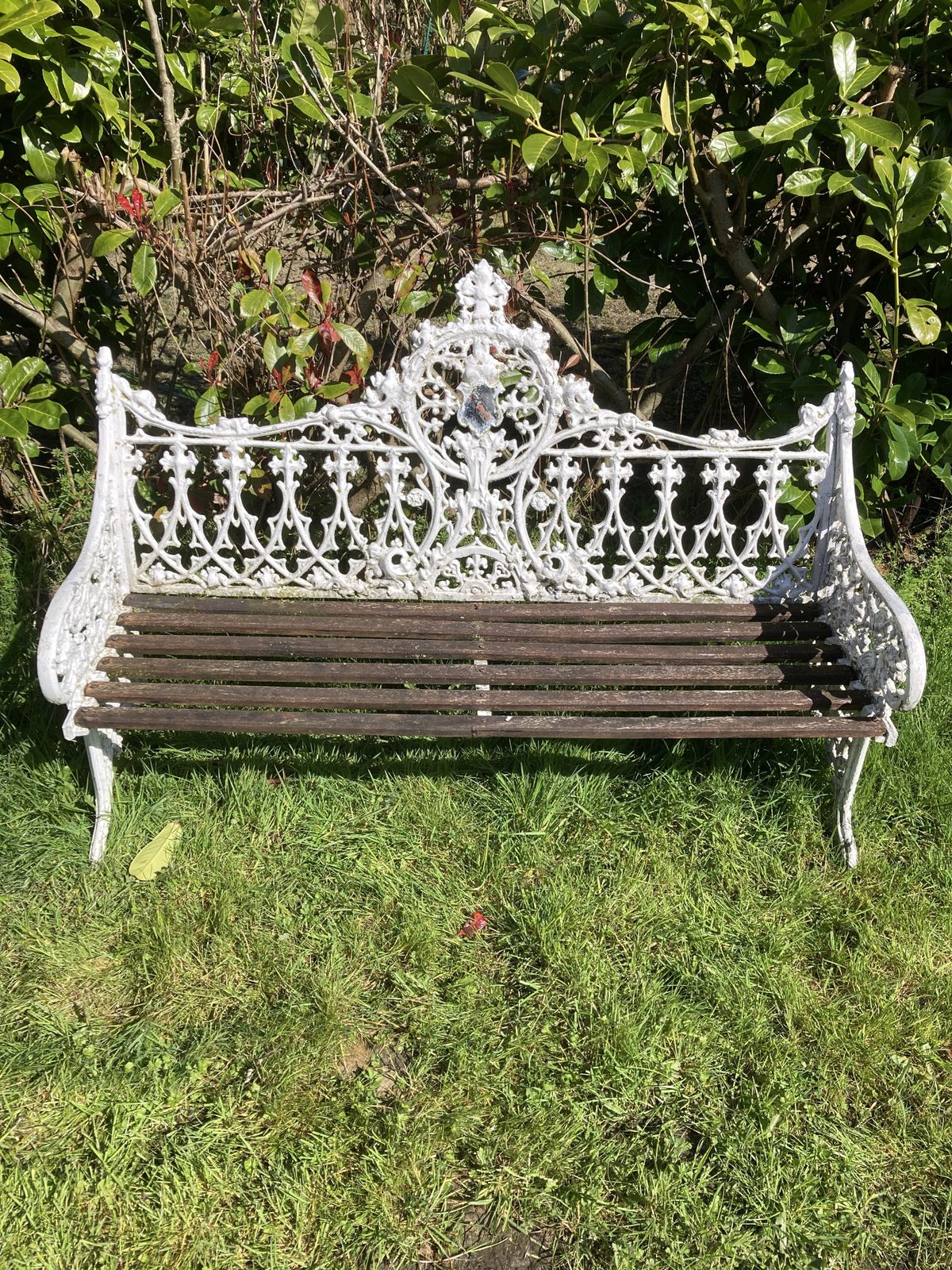 Coalbrookdale Style Garden Bench photo furniture