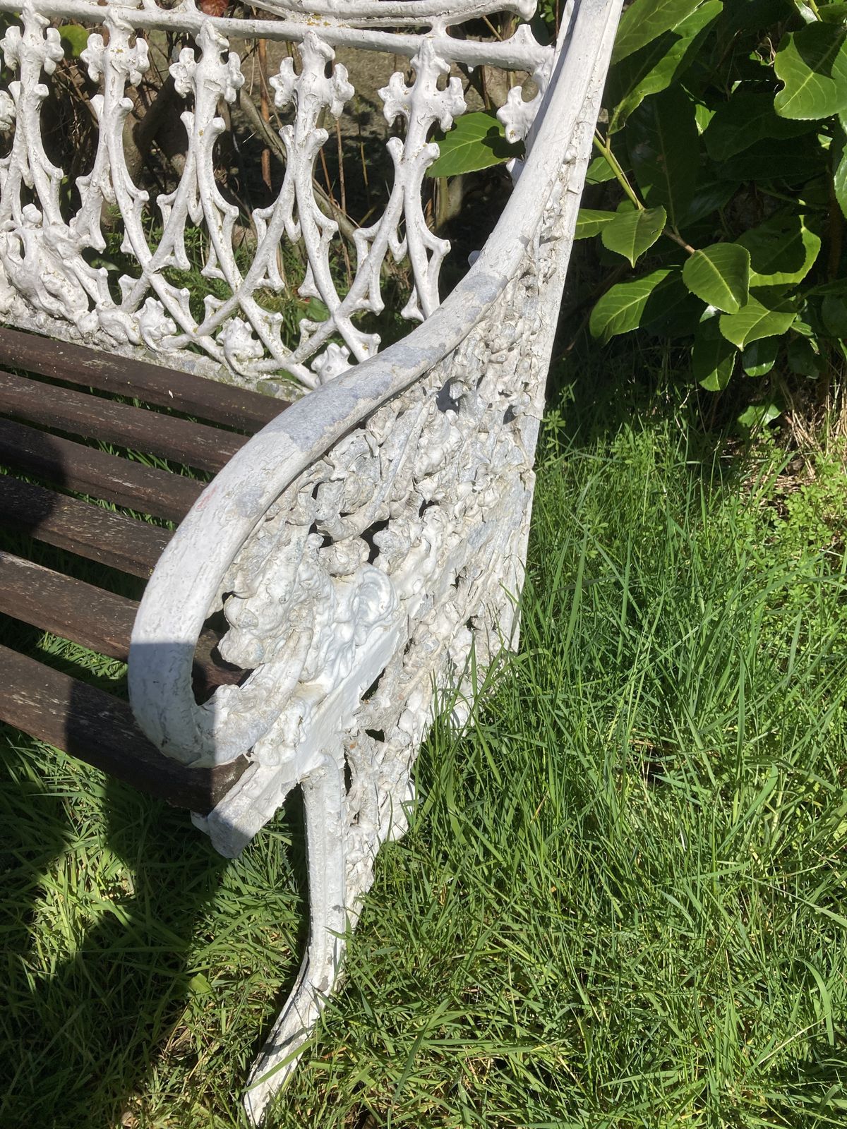 Coalbrookdale Style Garden Bench photo Garden Furniture