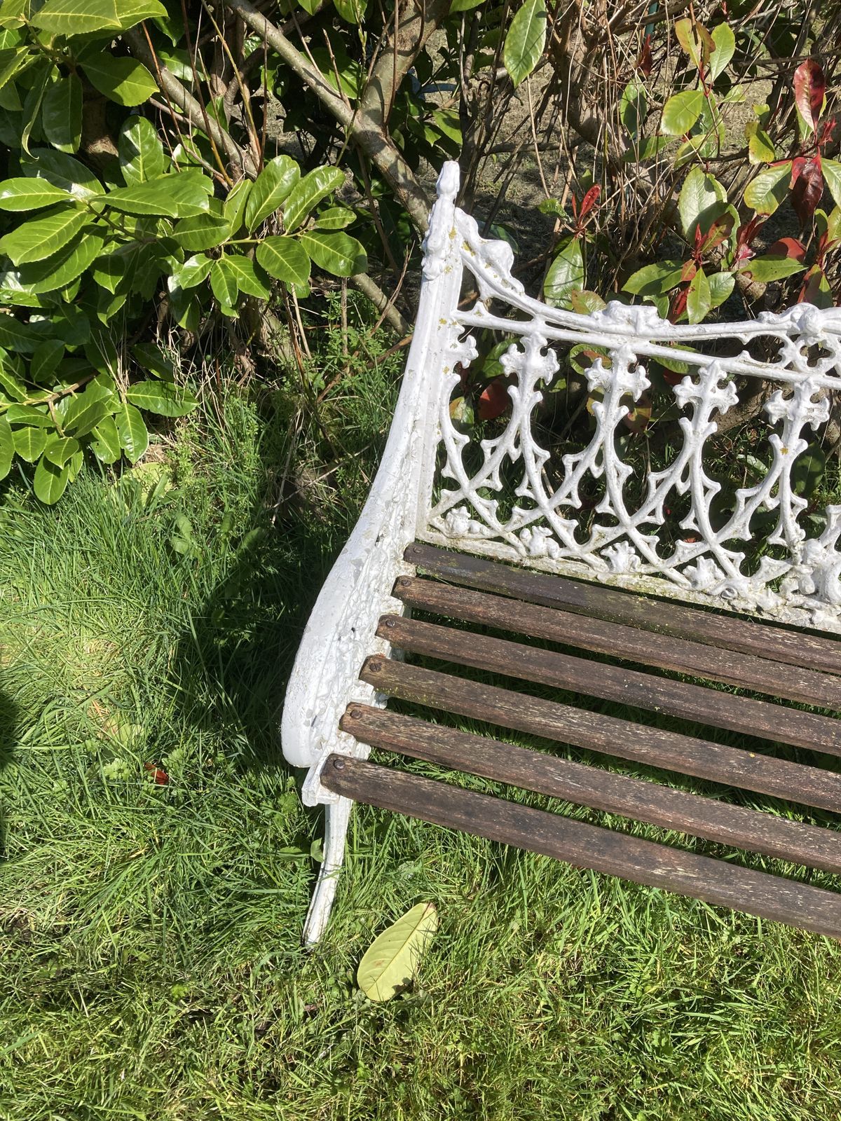 photo for sale Coalbrookdale Style Garden Bench