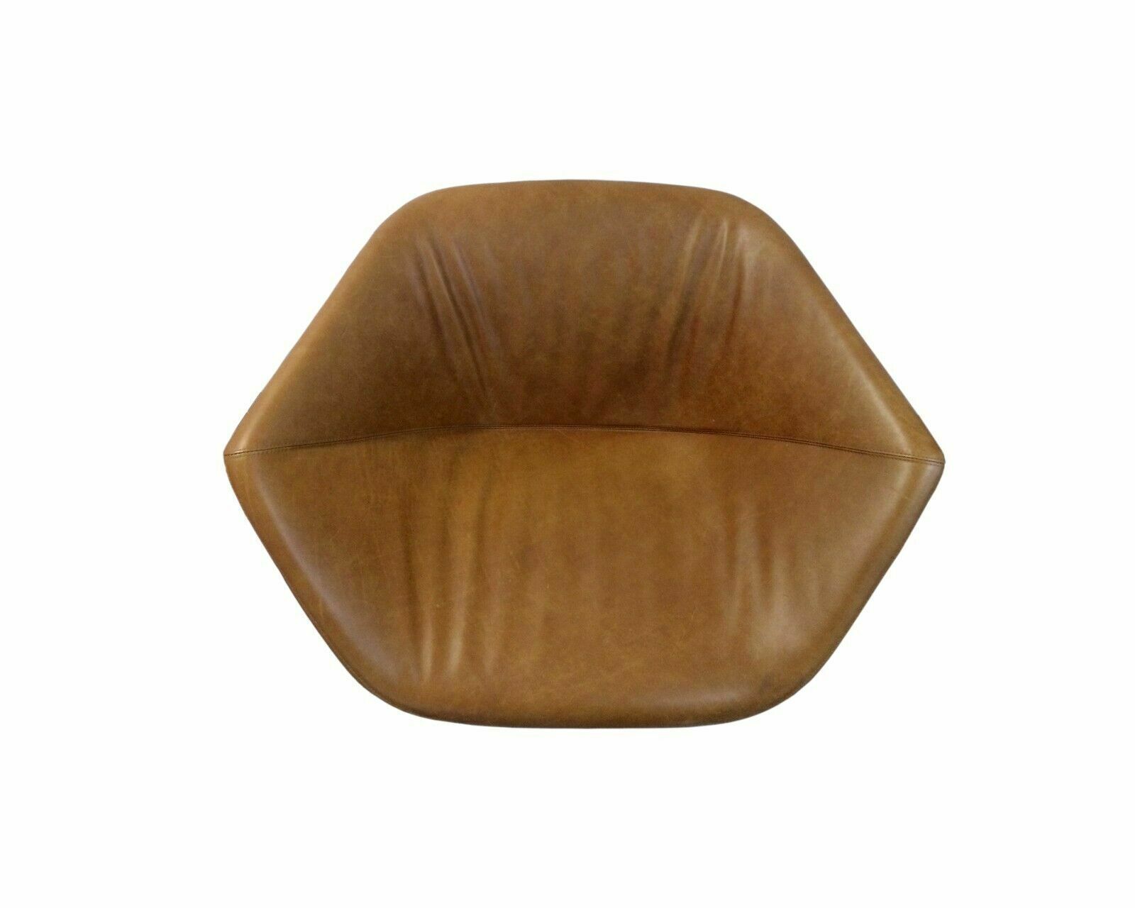 Montis Swivel Chairs In Tan Leather By Niels Bendtsen, 2010, Set Of 2 photo for sale