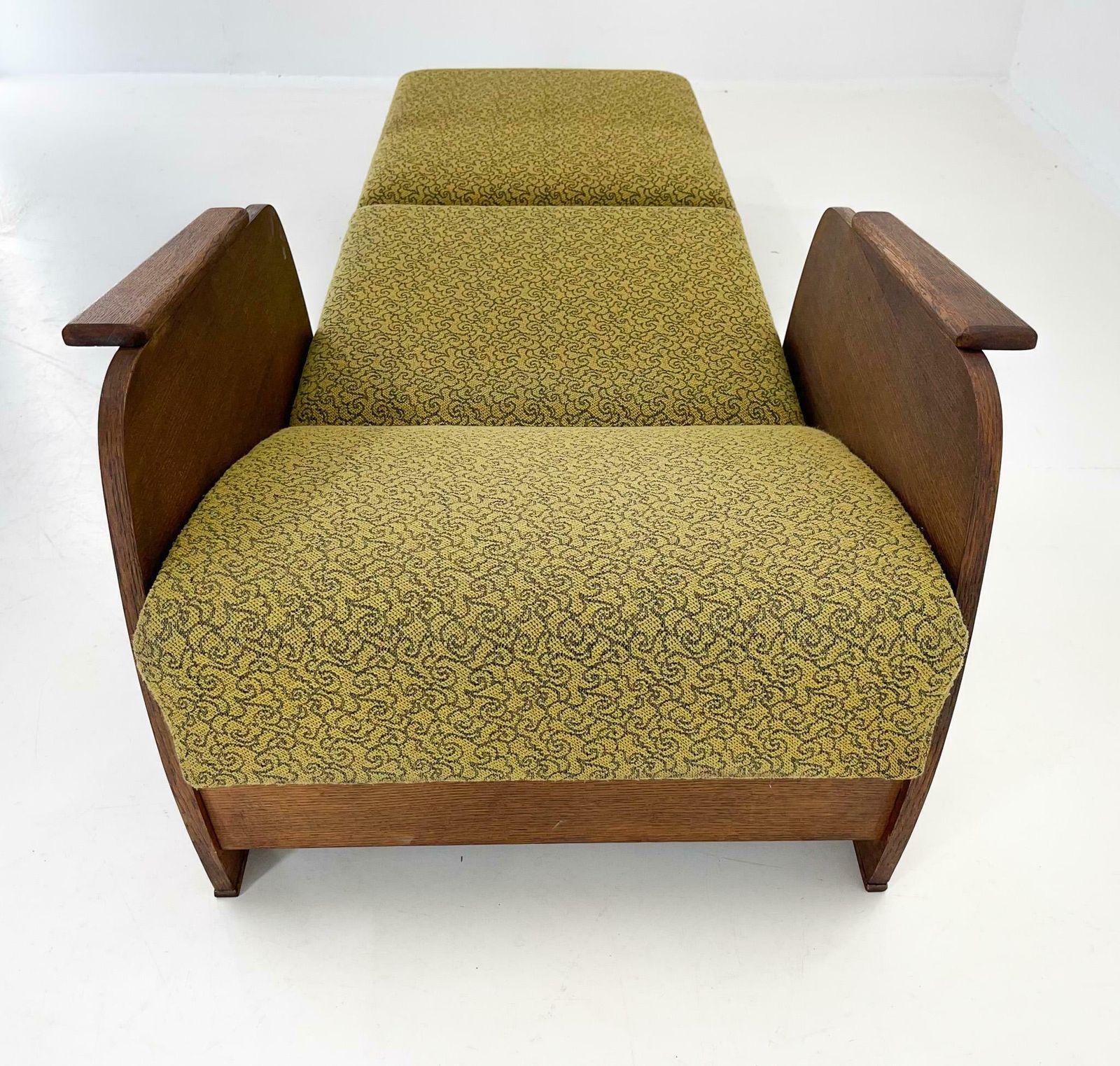 1960s Armchair Convertible To Daybed, Czechoslovakia photo buy