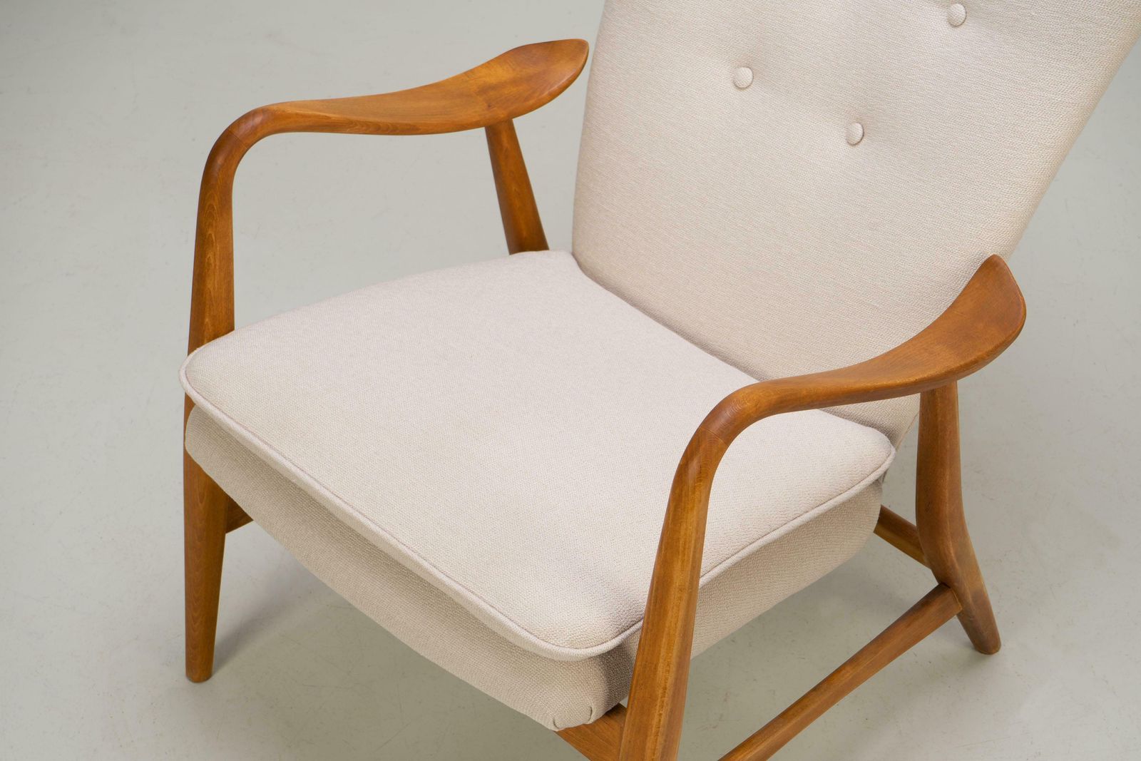 Highback Chair By Henry Schubell For Vik & Blindheim, Denmark, 1950s photo 2782.0