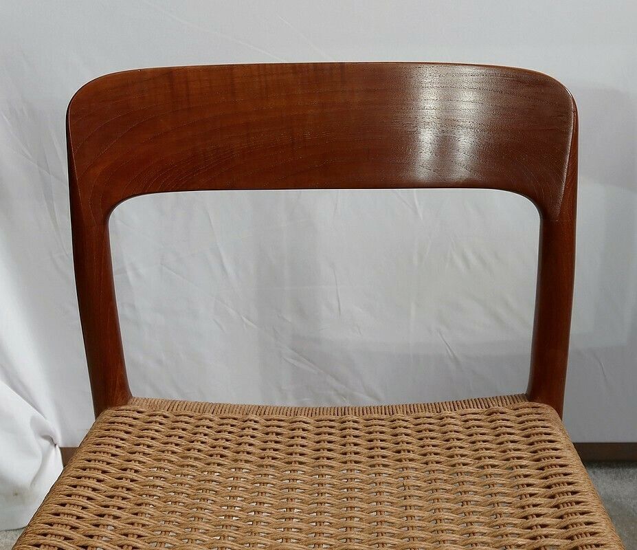 photo for sale 4 Model “75” Chairs By Niels Otto Moller, Denmark – 1960