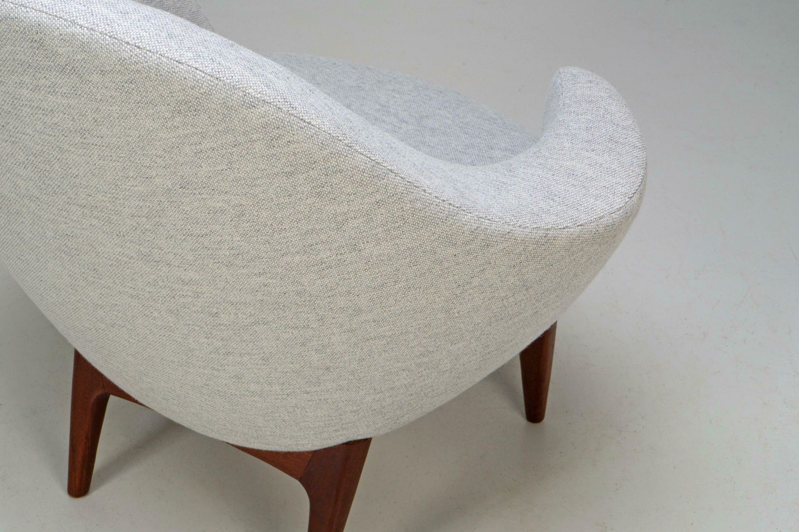 19800.0 Rare Pair Of Lounge Chairs By Ib Kofod Larsen For Fritz Hansen, 1959 photo