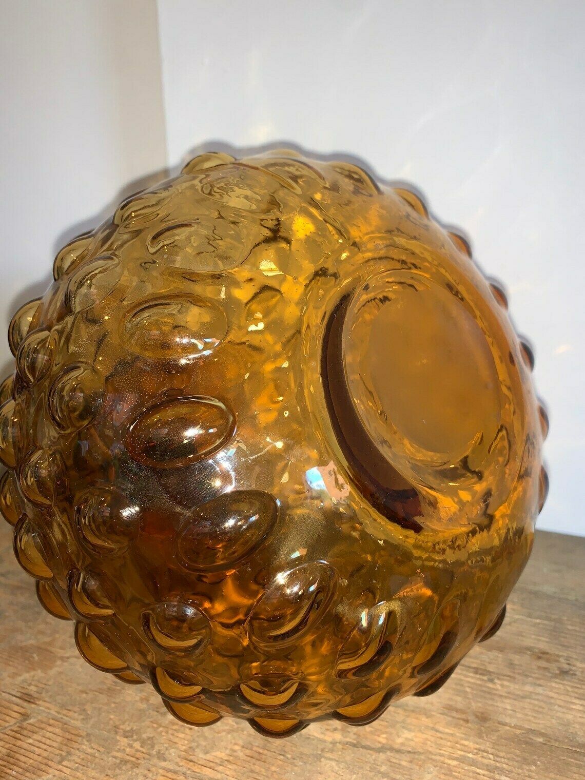 Large Vintage Hand Blown Art Glass Cockerel 1960s 1970s Unique Mid Century Glass Sculpture Amber Red Unique Funky Glass Art photo Art