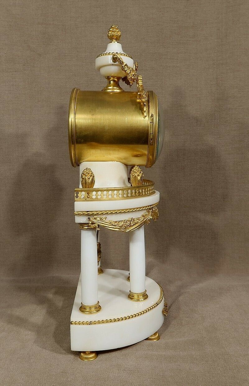 Home Decor Marble And Gilt Bronze Pendulum, Maison Planchon, Louis XVI – 19th Century photo