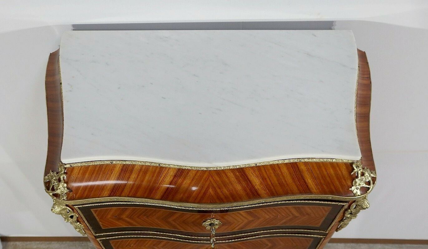 Semainier Secretaire In Precious Wood, Napoleon III Period   Mid 19th Century photo buy