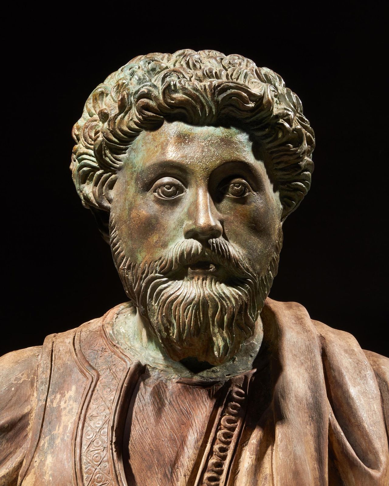 photo buy Rare Pair Of Late 19th Century Portrait Busts Of Caesars Marcus Aurelius And Caracalla