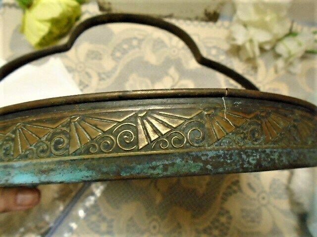 Antique French Art Deco Aperitif Snack Tray, 5 Glass Serving Dishes, Olive And Nut Server photo 185.0