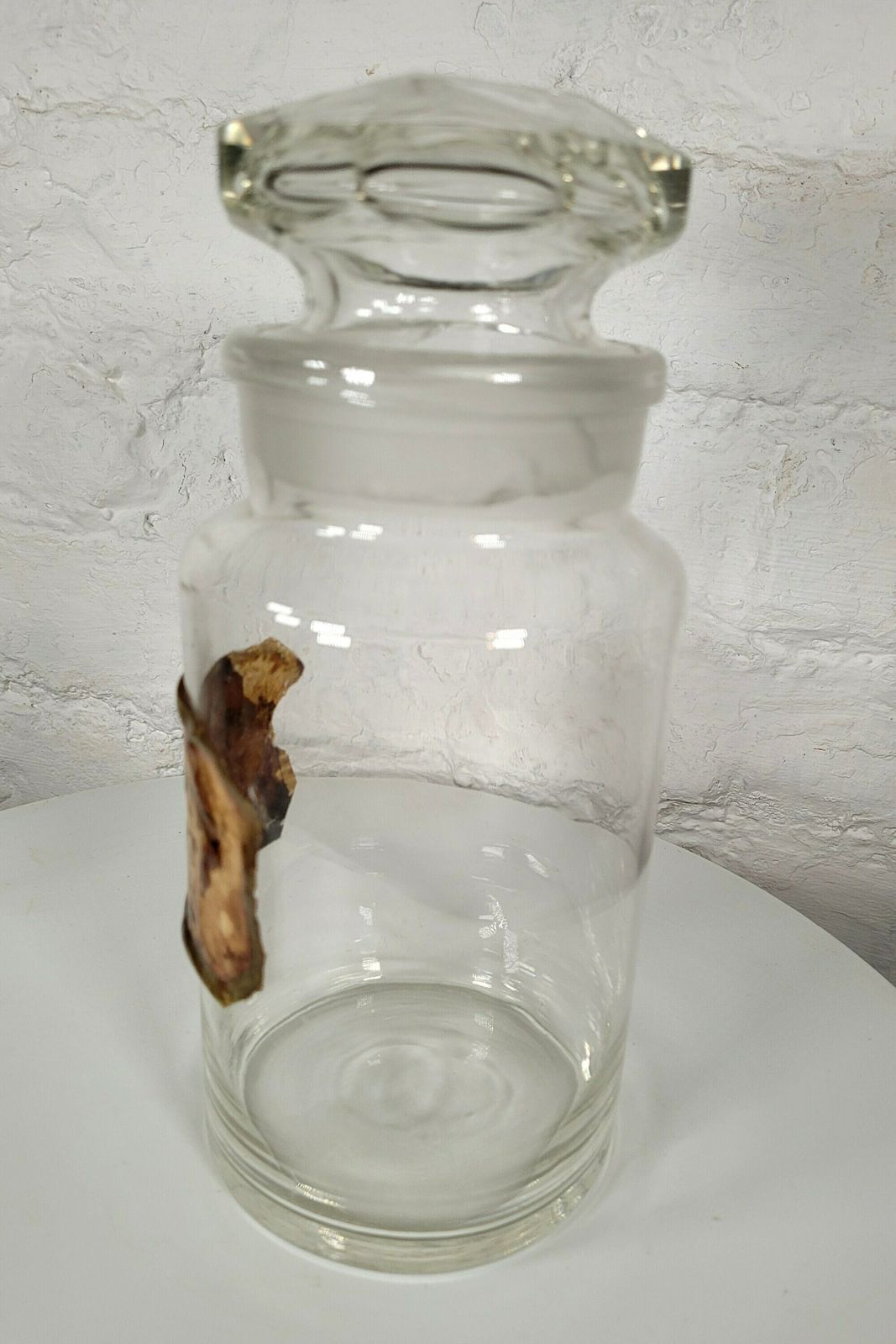 Antique Glass Apothecary Jar / Antique Pharmacy Bottles / Antique Glass photo Home Decor