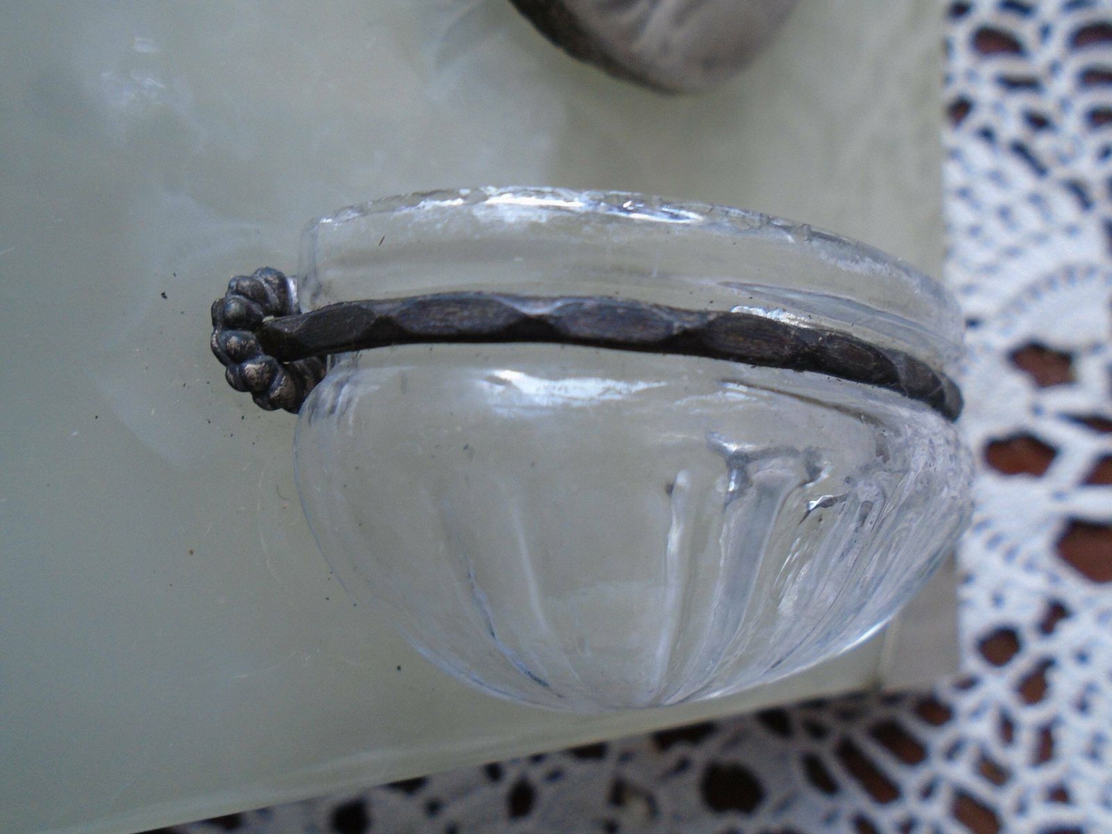 Antique Large French Art Deco Marble Benitier / Holy Water Font, Virgin Mary, Signed By Artist, Glass Font, Ruffony photo buy