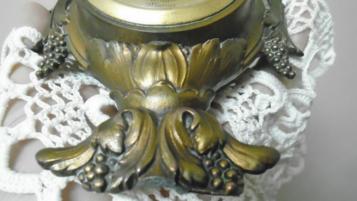 Antique French Maxant, Paris, Bronze Barometer, Hollywood Regency / Rococo Style Temperature Gauge, Art Nouveau Decor, Louis Maxant photo Home Decor
