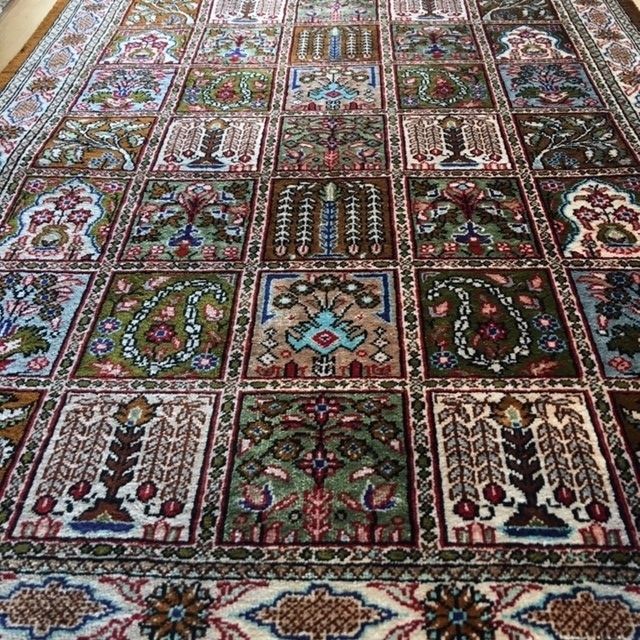 Qum Silk Rug 30 X 22 Inch / 75 X 57 Cm Fine Carpet photo furniture